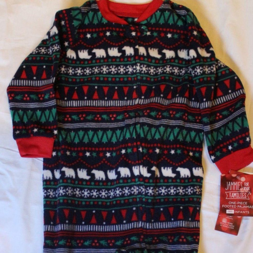 Infant 18 months Christmas Jammies for your Famili